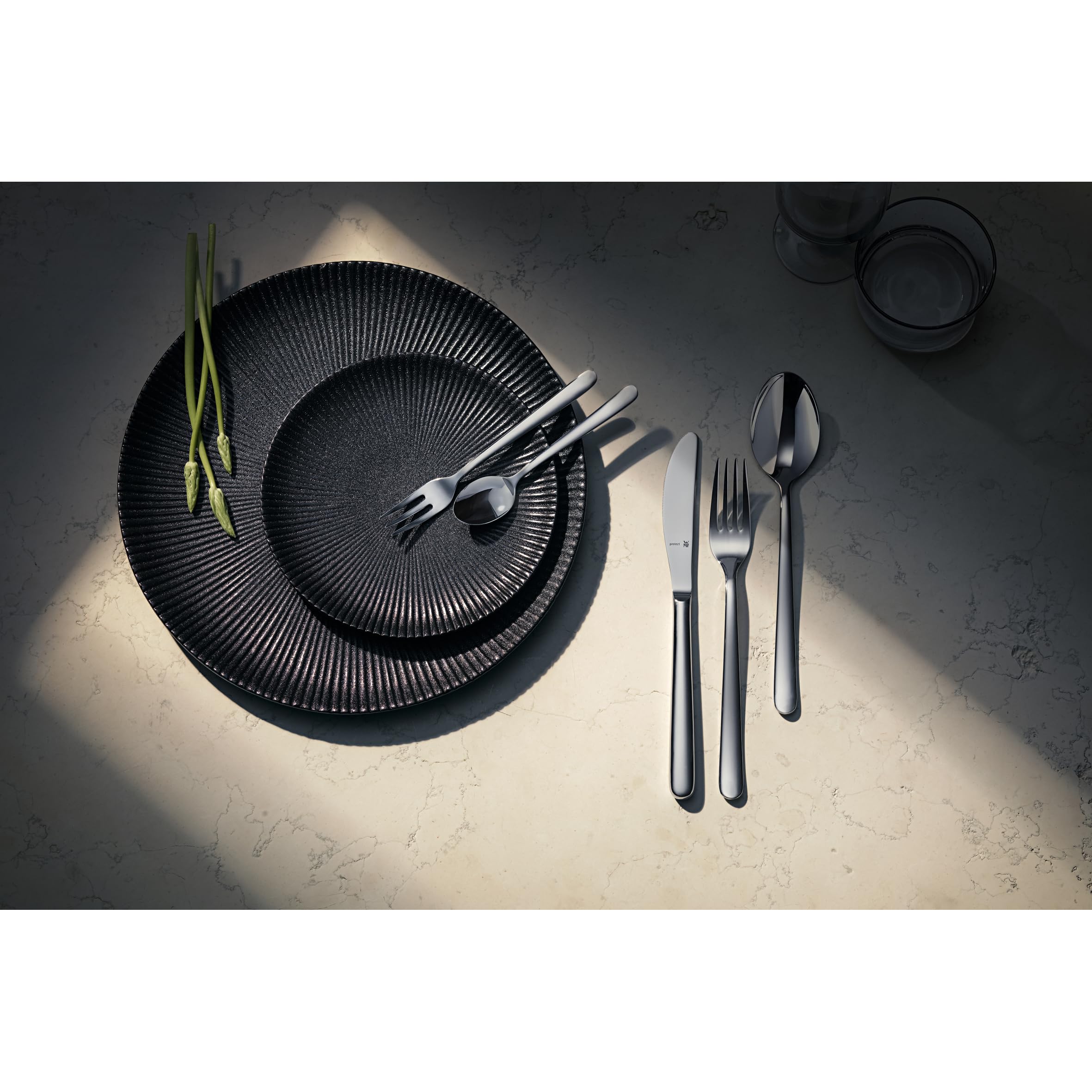 Amazon.com | WMF Kult Cromargan Protect Cutlery Set for 12 People